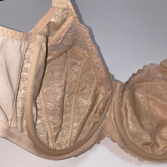 38GG 38J Panache Houndstooth Lace Underwire Bra No padding Semi-Sheer Check Copy - Picture 12 of 16